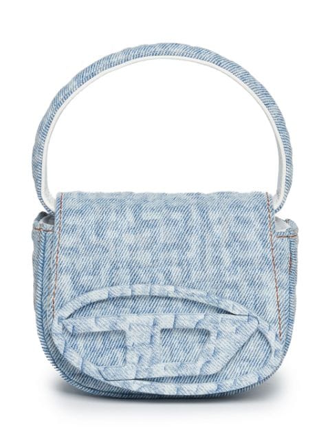 Diesel Kids 1DR washed-denim shoulder bag 