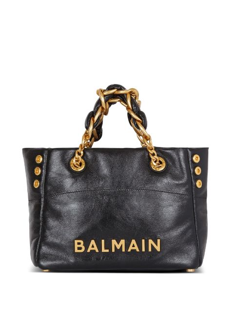 Balmain small 1945 Soft leather tote bag