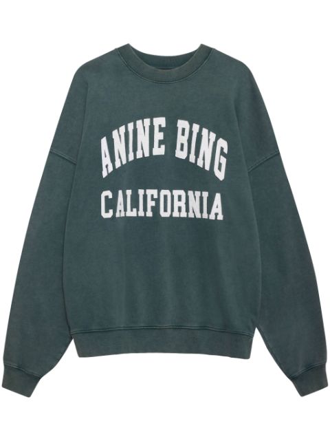 ANINE BING Miles logo-print sweatshirt