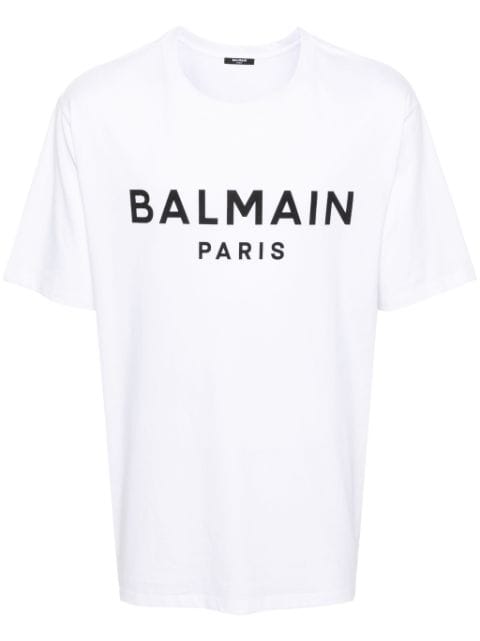 Balmain logo-print cotton T-shirt