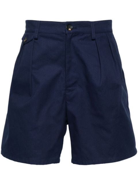 Bally Geplooide katoenen bermuda shorts