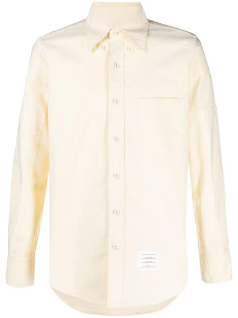 Thom Browne armband-embellished cotton shirt