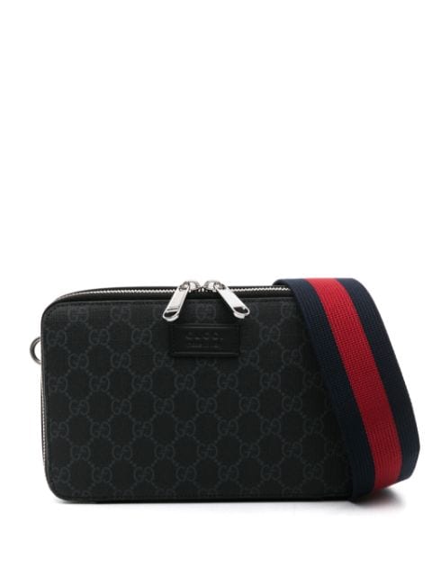 Gucci Kleine GG Supreme leren schoudertas