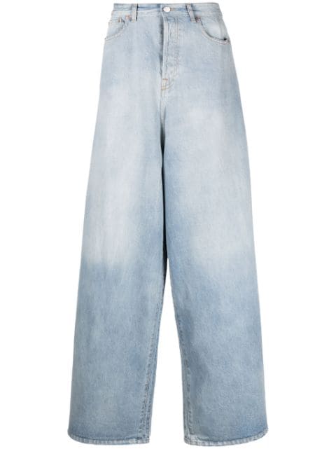 VETEMENTS Destroyed wide-leg jeans