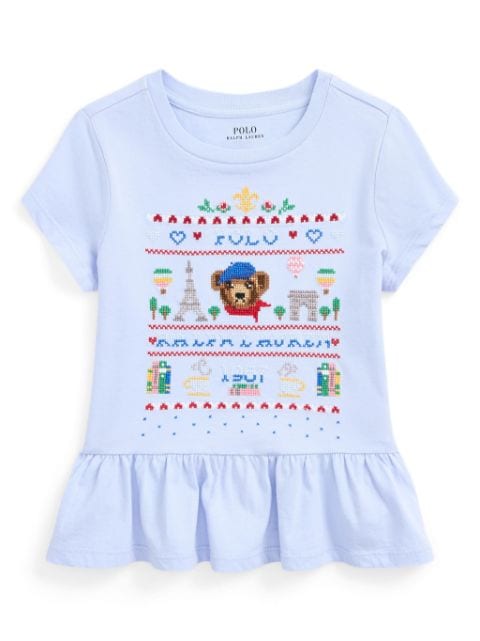 Ralph Lauren Kids embroidered-motif T-shirt