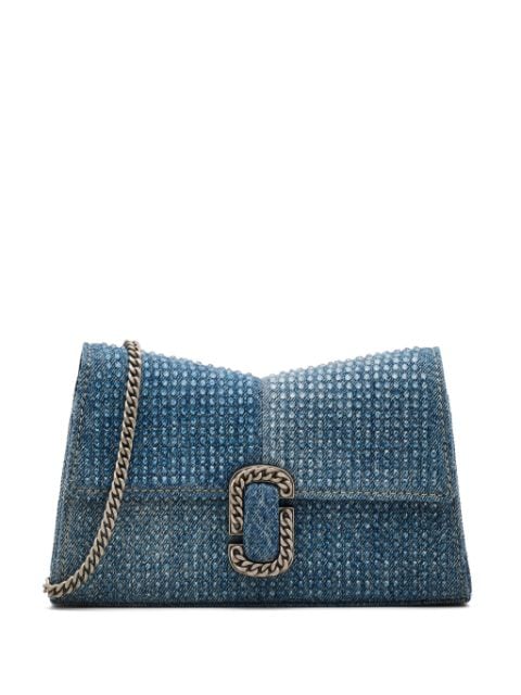 Marc Jacobs The Crystal Denim St. Marc Chain wallet