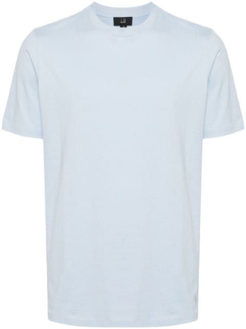 Dunhill logo-embroidered cotton T-shirt