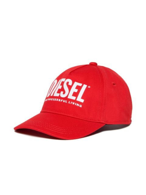 Diesel Kids logo-print baseball cap