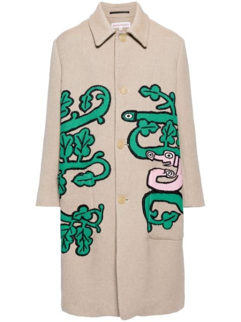 Walter Van Beirendonck Khiva jacquard coat