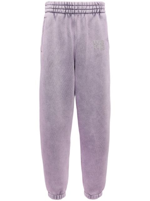 Alexander Wang logo-appliqué track pants