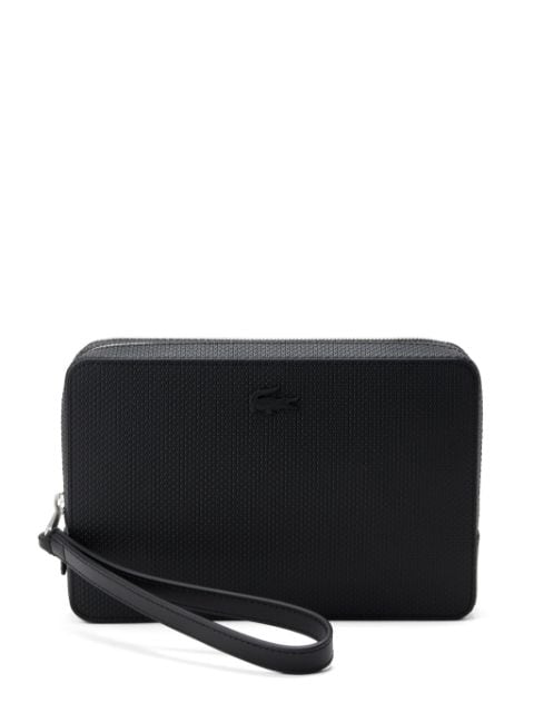 Lacoste Chantaco leather clutch bag