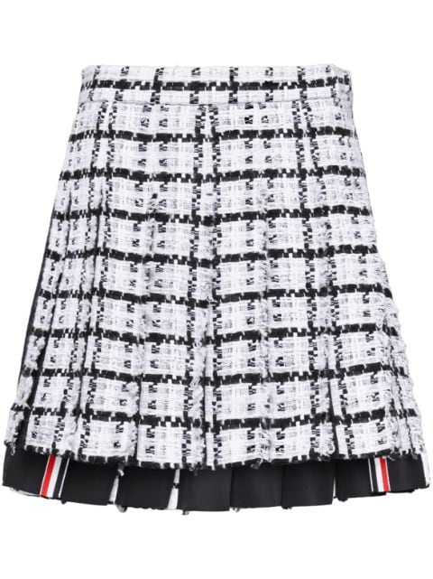 Thom Browne knife-pleat mini skirt