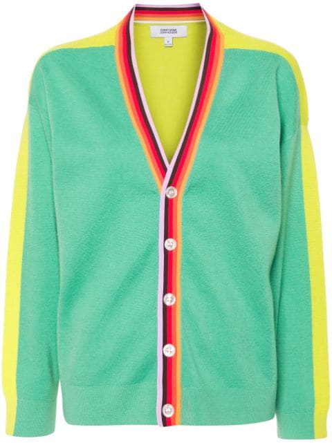 Christopher John Rogers colour-block knitted cardigan