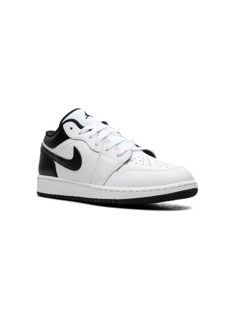 Jordan Kids Air Jordan 1 Low "White/Black" sneakers