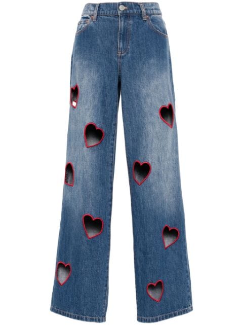 alice + olivia Karrie cut-out jeans