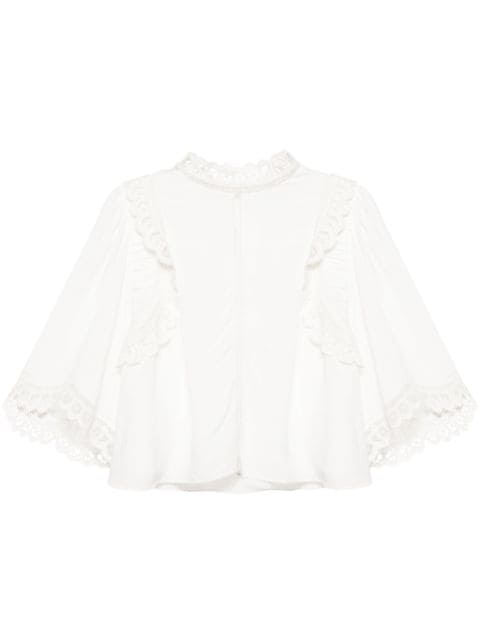 MARANT ÉTOILE Enoha broderie-anglaise blouse