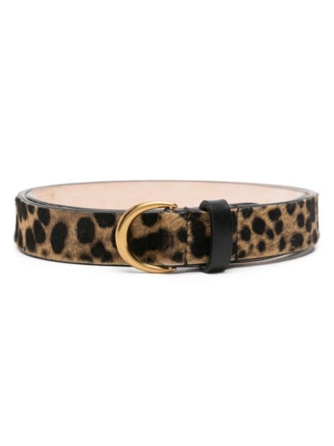 ISABEL MARANT Luno leopard-print belt