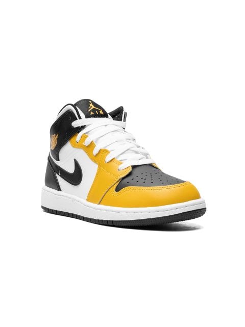 Jordan Kids Air Jordan 1 Mid "Yellow Ochre" sneakers