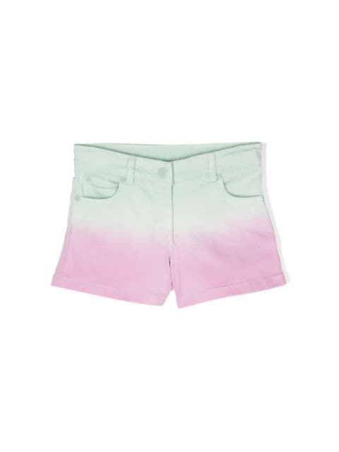 Stella McCartney Kids ombré-effect denim shorts