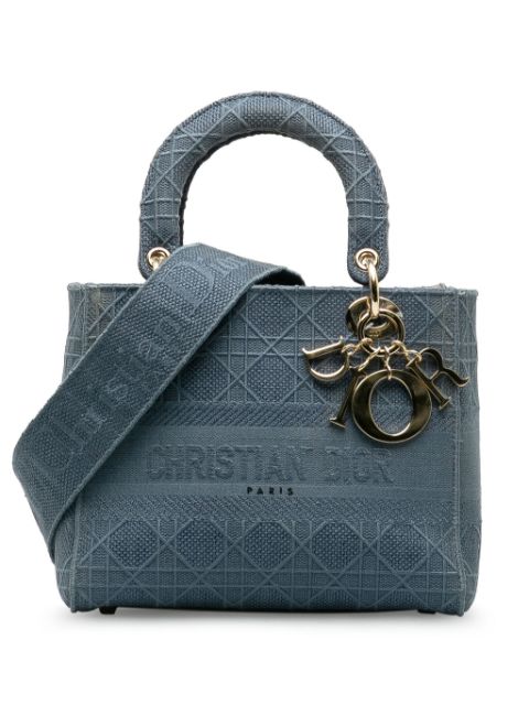 Christian Dior Pre-Owned sac à main Cannage Lady D-Lite médium pre-owned (2020)