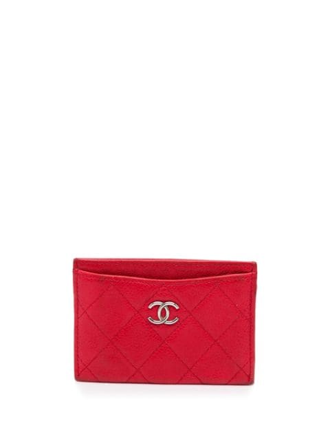 CHANEL Pre-Owned tarjetero CC Caviar 2008-2009