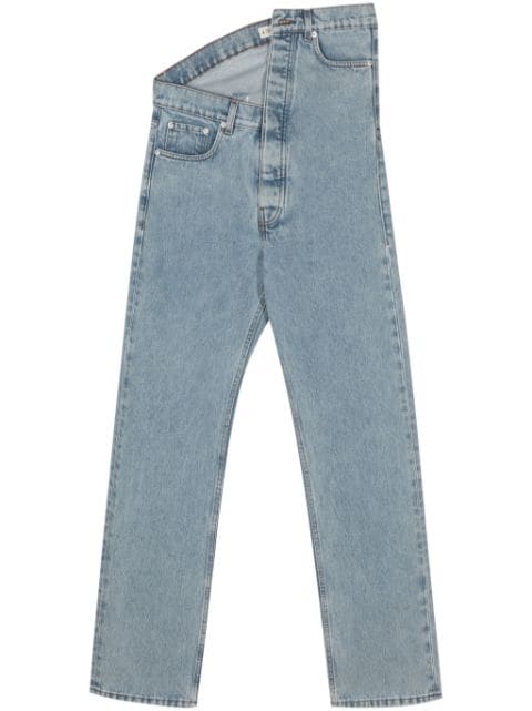 Y/Project asymmetric organic-cotton jeans