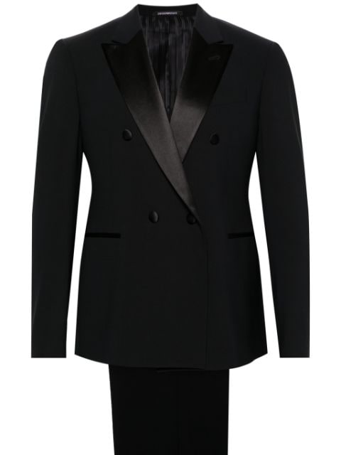 Emporio Armani double-breasted wool suit