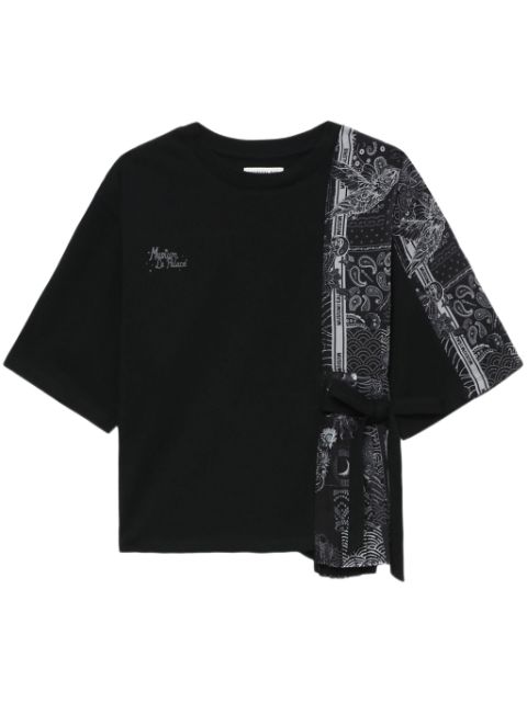 Musium Div. bandana-print tie-fastening T-shirt