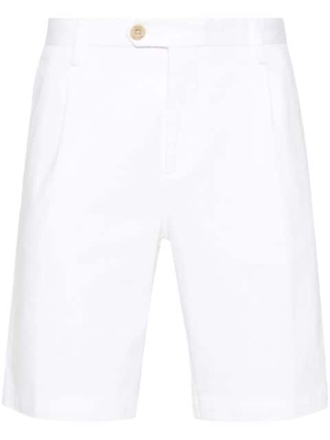 Boggi Milano darted chino shorts