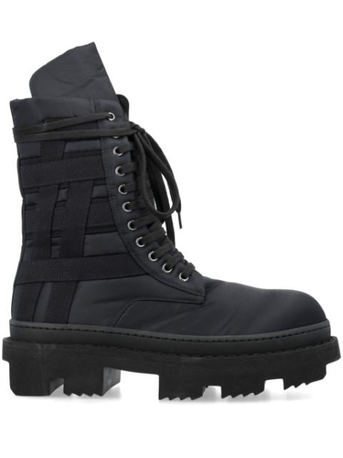 Rick Owens DRKSHDW Army Megatooth veterlaarzen