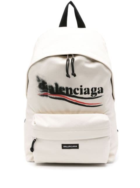 Balenciaga Mochila Explorer com estampa de logo