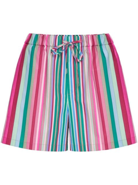 Valentino Garavani stripe-print cotton shorts  