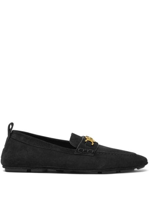 Versace Villa suede loafers