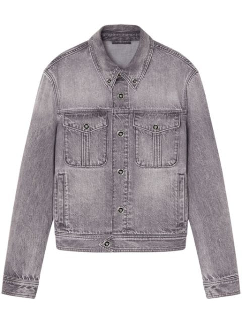 Versace Medusa Head-buttons denim jacket