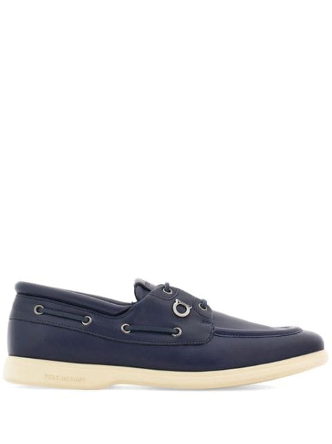 Ferragamo Sapato dockside Gancini de couro