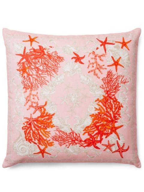 Versace Barocco Sea terry cushion