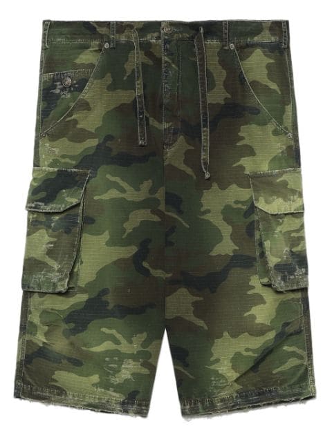 424 Shorts met camouflageprint