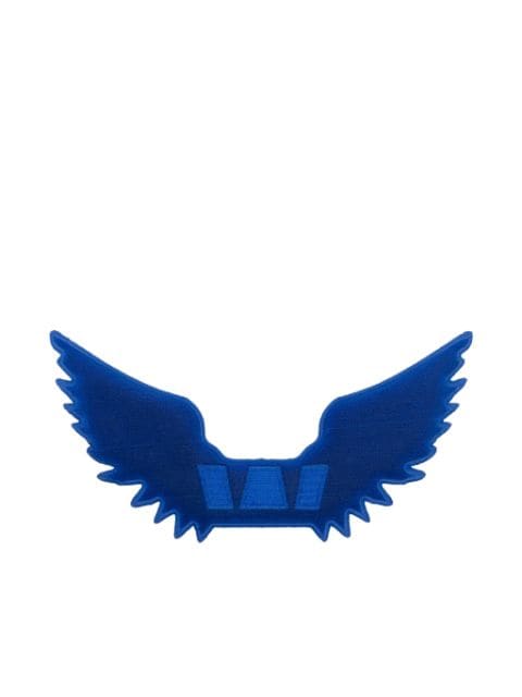 Walter Van Beirendonck wings-motif cotton patch