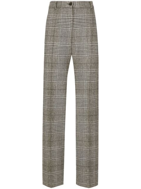 Dolce & Gabbana tartan check trousers