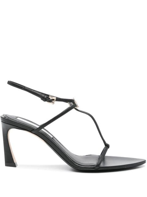 Victoria Beckham Frame Detail 75mm leather sandals