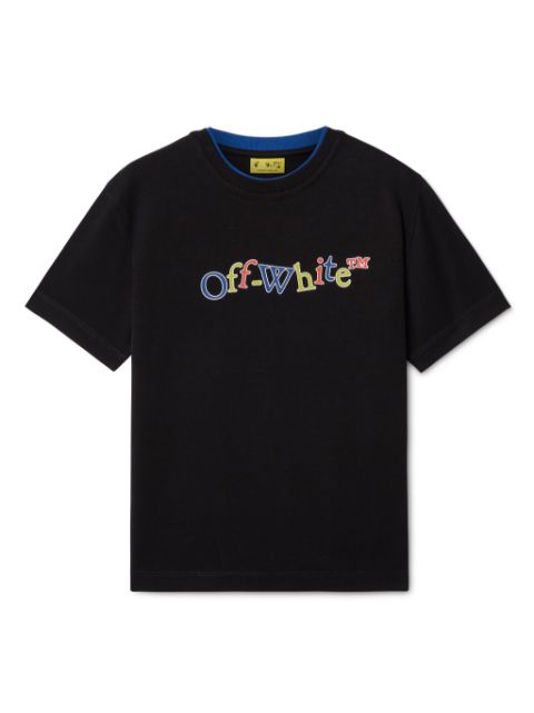 Off-White Kids Bookish Crazy cotton T-shirt