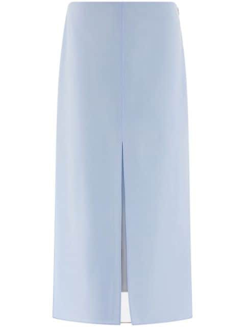 Ferragamo layered midi skirt