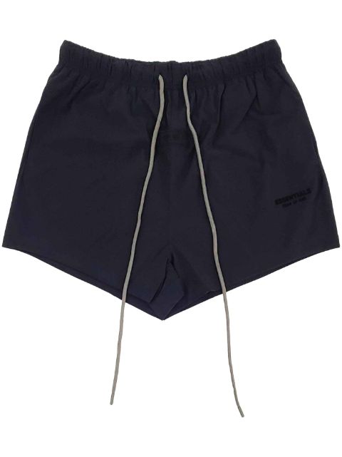 FEAR OF GOD ESSENTIALS logo-appliqué track shorts