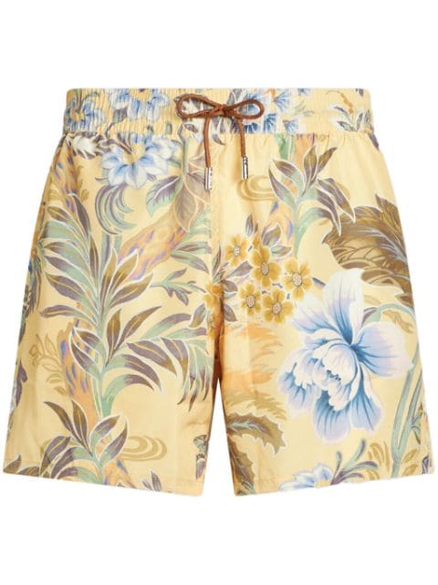 ETRO floral-print swim shorts