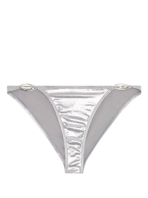 Diesel Bfpn-Irina-O metallic-effect bikini bottoms 