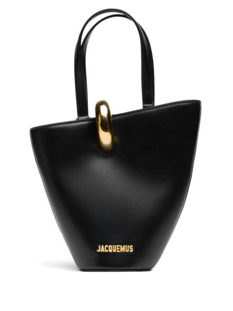 Jacquemus Le Petit Bambola leather tote bag