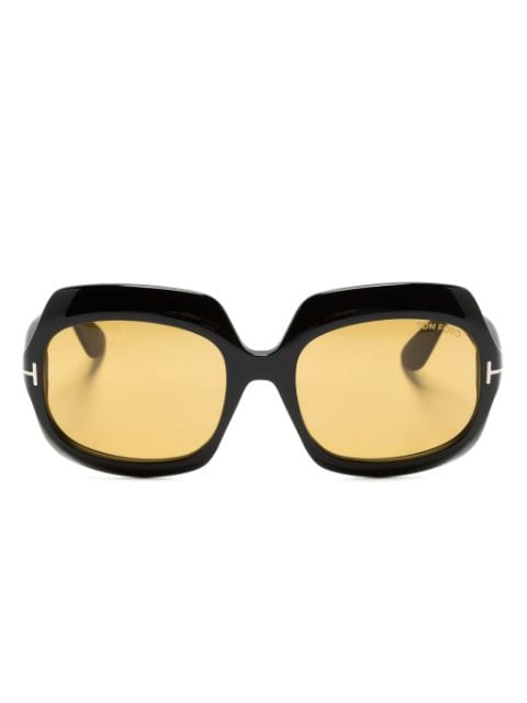 TOM FORD Eyewear Ren oversize-frame sunglasses