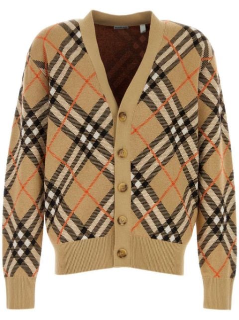 Burberry cárdigan con motivo Vintage Check