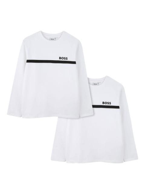 BOSS Kidswear logo-print T-shirt (set of two)