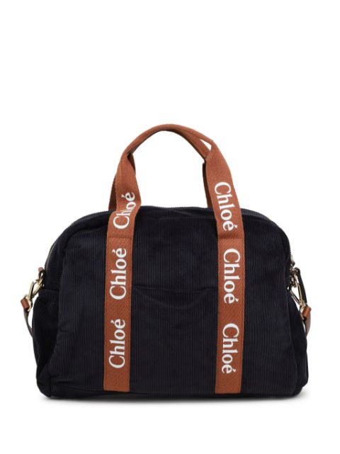 Chloé Kids logo-print changing bag